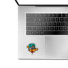 Duck Printed Laptop Trackpad Mobile Phone Sticker