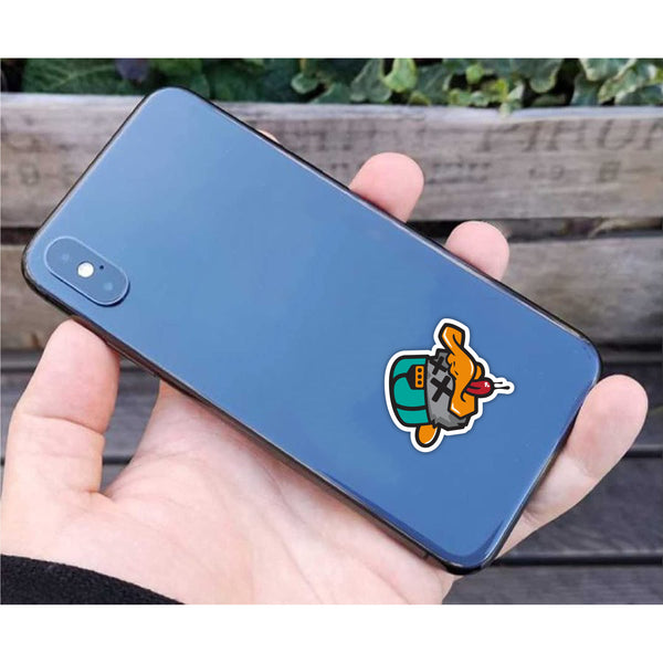Duck Printed Laptop Trackpad Mobile Phone Sticker