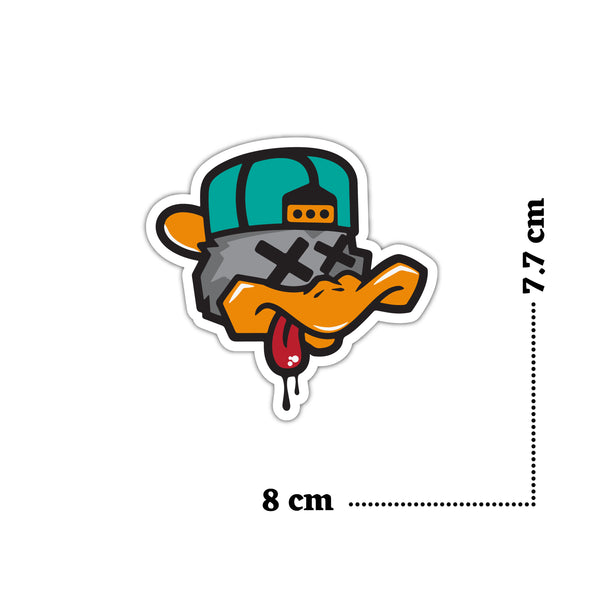 Duck Printed Laptop Trackpad Mobile Phone Sticker