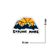 Adventure Mountain Printed Laptop Trackpad Mobile Phone Sticker