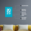 2023 Happy New Year Poster Home Bedroom Shops L x H 12 Inch x 18 Inch