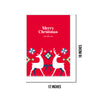 Merry Christmas And Happy New Year Poster Home Bedroom Shops L x H 12 Inch x 18 Inch