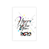 Happy New Year 2023 Printed Poster Home Bedroom Shops L x H 12 Inch x 18 Inch