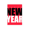 Happy New Year Printed Poster for Home Bedroom Shops L x H 12 x 18 Inch