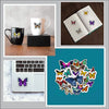 Butterfly Theme Printed Scrapbook Mini Stickers Laptops Books Mobile Phones