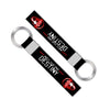 Quotes Theme Lanyard keychain Holder For All Cars Key Tag Holder  L x H 6 x 1 Inch