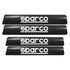 4PCS Anti-Scratch Door Sill Car Stickers Compatible for Sparco Car Exterior Sill Guard Protector Carbon Fiber and Vinyl Sticker
