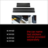 4 PCS Anti-Scratch Door Sill Car Stickers Compatible for Kwid Car Exterior Sill Guard Protector Carbon Fiber and Vinyl Sticker