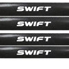 4 PCS Anti-Scratch Door Sill Car Stickers Compatible for Swift Car Exterior Sill Guard Protector Carbon Fiber and Vinyl Sticker