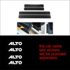 4 PCS Anti-Scratch Door Sill Car Stickers Compatible for Alto Car Exterior Sill Guard Protector Carbon Fiber and Vinyl Sticker
