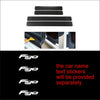 4 PCS Anti-Scratch Door Sill Car Stickers Compatible for Figo Car Exterior Sill Guard Protector Carbon Fiber and Vinyl Sticker