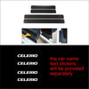 4 PCS Anti-Scratch Door Sill Car Stickers Compatible for Celerio Car Exterior Sill Guard Protector Carbon Fiber and Vinyl Sticker