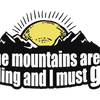 Mountains are calling and I must Go Sticker for car, Bike, Laptop