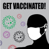 woopme: Get Vaccinated Corona Poster For Public, office, Shops, Hospital, Malls
