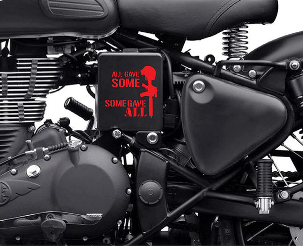 Army Salute Logo Auto Hood Front Sides Vinyl Bike Stickers