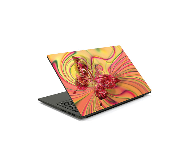 butterfly laptop skins