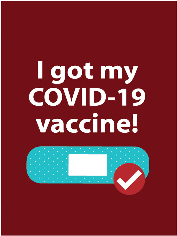 woopme: I Got My Covid-19 Vaccine Corona Posters For Public, office, Shops, Hospital, Mall