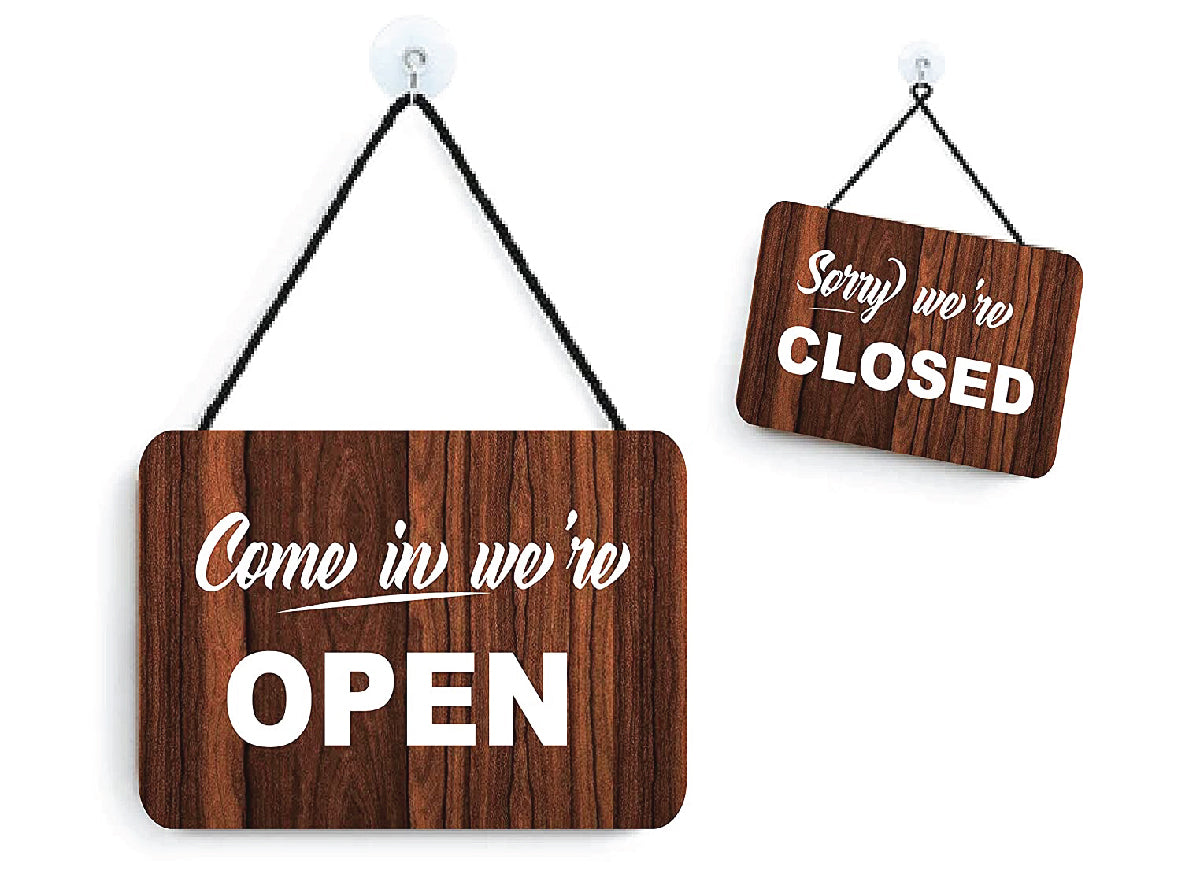 Open,Close Sign Board Office Company Shops Mall Restaurant Signage Bus ...