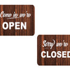 open close name boards